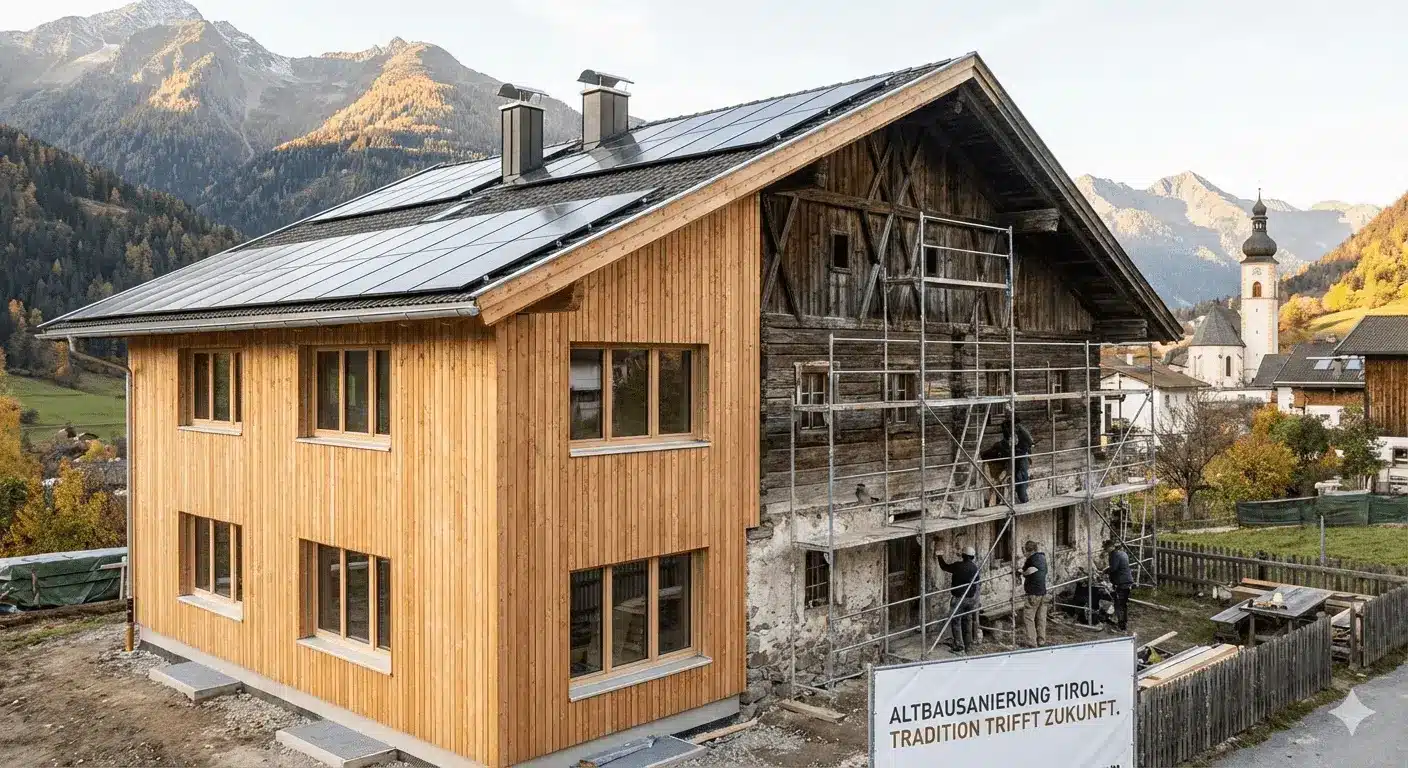 Sanierung von Altbauten: Tipps, Kosten & Vorteile für Hausbesitzer in Tirol