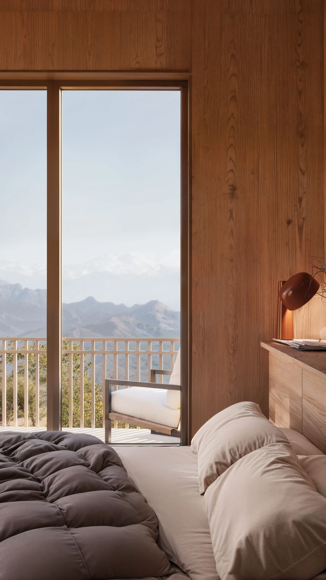 Bedroom – design option timber